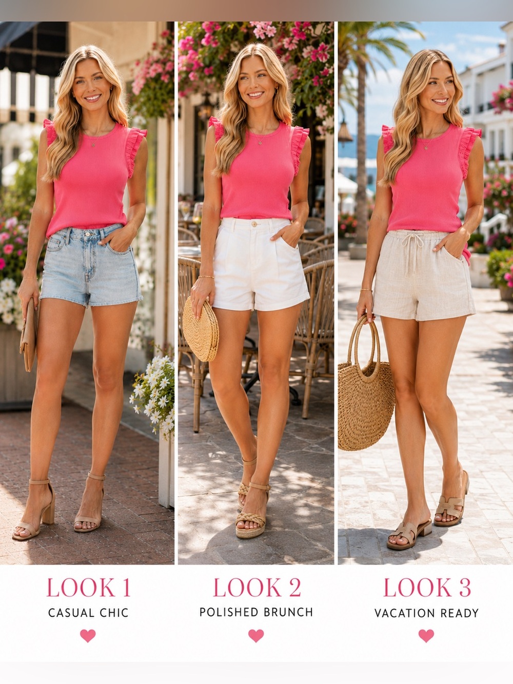 J. Crew Pink Ribbed Knit Tank